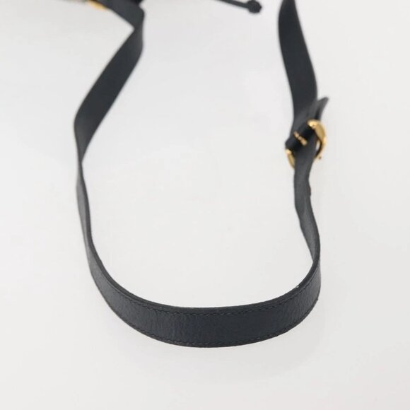 GUCCI GG Supreme Shoulder Bag PVC Navy Gold 001 084 0853 Auth 142551 - Picture 8 of 16